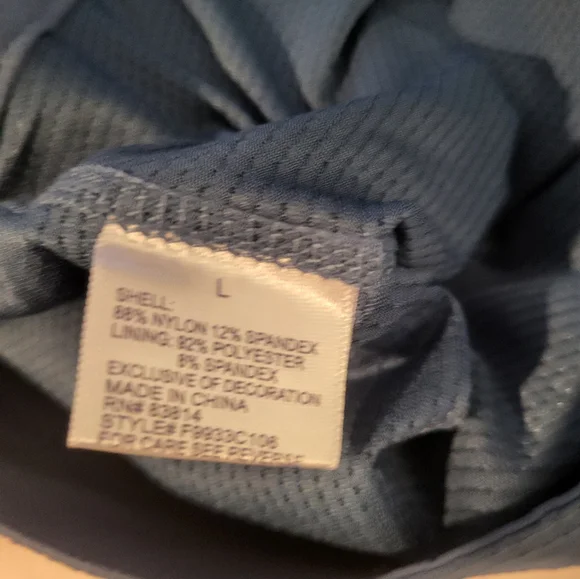 Le Verde Blue Mini Skort with Zip Pockets..Super Cute - Picture 14 of 14